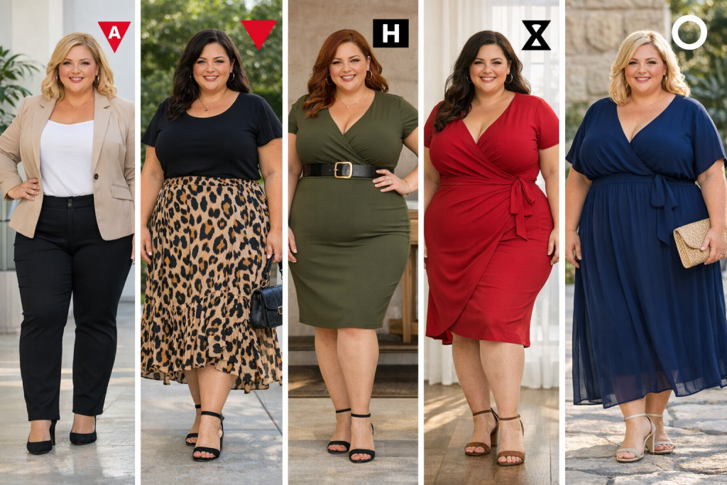 Différentes tenues allant avec différentes morphologies